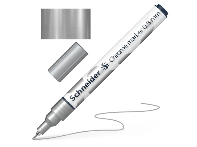 Chrome marker Schneider Paint-It 060/061 display 30 stuks 0.8 en 2 mm