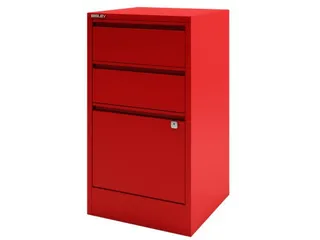 hangmappenkast HxBxD 672x413x400mm 2laden 1hangmappenframe rood - 3