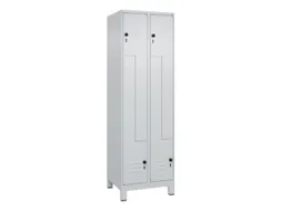 Z-garderobekast,HxBxD 1950x600x500mm,vak B 150/300mm,draaigrendel