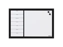 Whiteboard Naga 60 x 40 cm Weekplanner Engels Wit