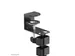 Neomounts ADS06-131BL Kabelgeleider - modulaire segmenten - klembevest