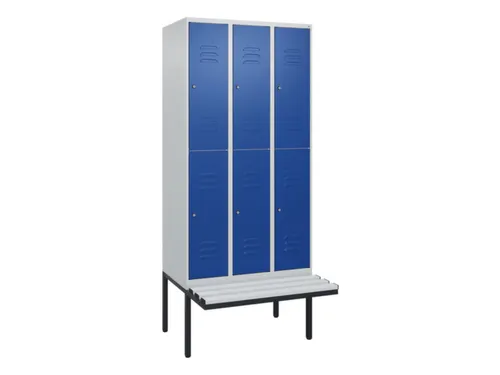 Dubbeldekse dekenkist,HxBxD 2120x900x815mm,3x2vak.,vak B 300mm