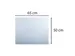 Onderlegger flexibel PVC 50x65cm kristal