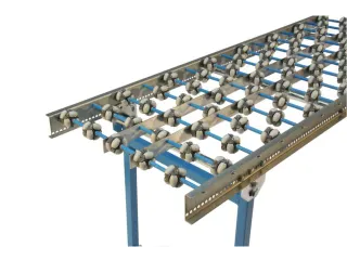 Wisselrollenbaan Asafstand 100mm Baan Bxl 0.4x1.0m - 1
