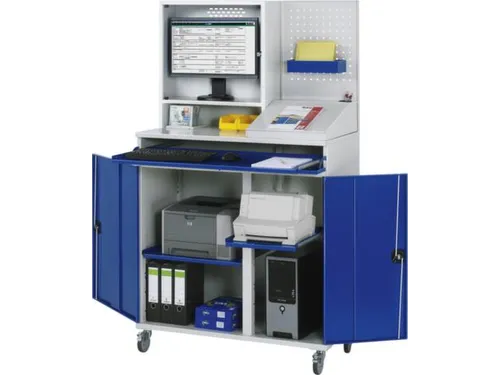 Computerkast 1895x1100x520mm Verrijdbaar