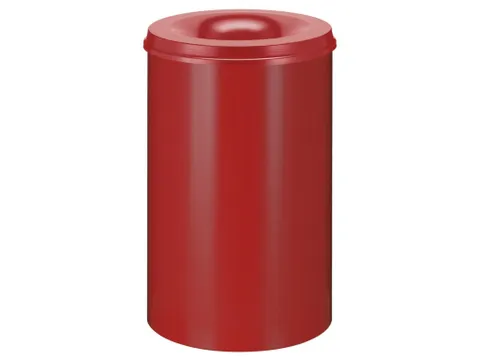 Afvalbak Vlamdovend 110 Liter Rood