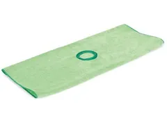 Original microvezeldweil met gat groen 70x53cm