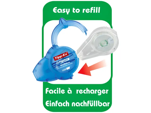 Correctietape Tipp-Ex easy refill ecolutions 5mmx14m