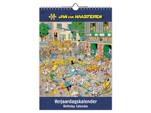 Verjaardagskalender Jan van Haasteren A4
