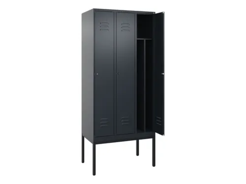 locker voor scheiding van kleding,HxBxD 2120x900x500mm,3vak