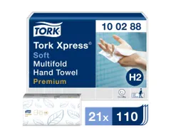 Tork 100288 Xpress Handdoek Premium H2 I-vouw Soft 2-laags 2310 stuks