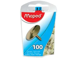 Punaises Maped messing 100 stuks