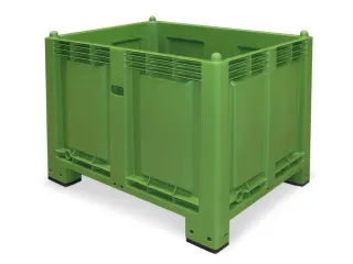 Stapelcontainer Pp Hxbxd 850x1200x800mm 550 Liter 4Poten Groen - 2