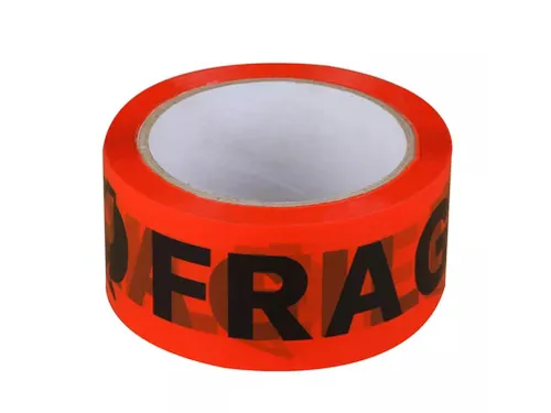 Verpakkingstape Signaleringstape Fragile/Breekbaar 50mm x 66m oranje