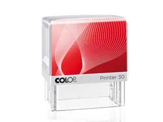 Tekststempel Colop Printer 30 +bon 5regels 47x18mm blauw - 4