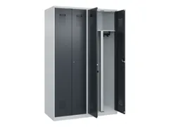 PBM-locker,HxBxD 1850x1200x500mm,4vak,vak B 300mm,cil.-slot