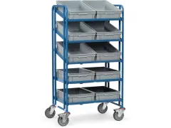 Eurobakken wagen 1372 - met 10 bakken 1372