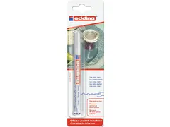 Viltstift edding 780 lakmarker rond wit 0.8mm blister