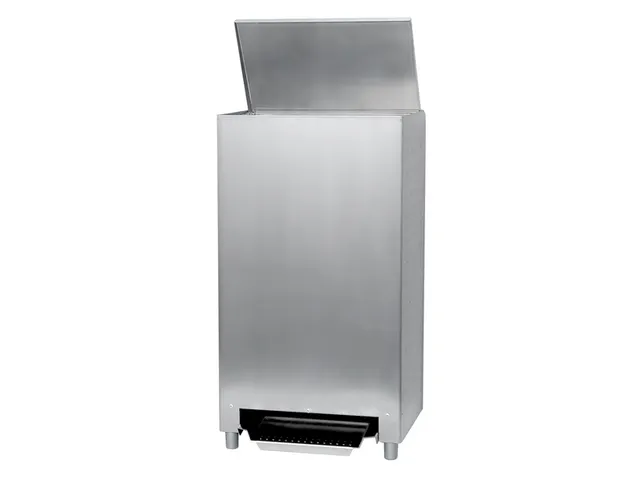 Ingo-man afvalbak 50 Liter RVS sluitend m.b.v. voetpedaal