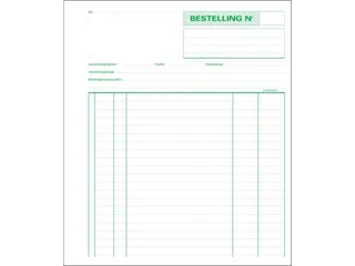 bestellingen, ft 21 x 18 cm, Nederlandstalig - 2