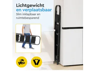 Huishoudtrap BRASQ 4 treden SLM400 zwart - 9