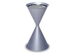 Staande Asbak 730x 400mm Sticker Trechter Rond Plaatstaal Verzinkt