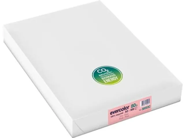Evercolor gekleurd Gerecycleerd Papier A3 Roze 80 Gram