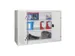 Armoire Grand Espace à Portes Pliantes Ral7035 Façade Ral7035