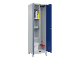 schoonmaakkast,HxBxD 1950x600x500mm,links 4vakken - 3