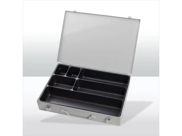 assortimentskoffer,HxBxD 50x335x240mm,6vakken