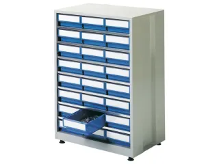 Stellingkast Hxbxd 410X605X870Mm 24Bakken Blauw Frame Ral7035 - 1