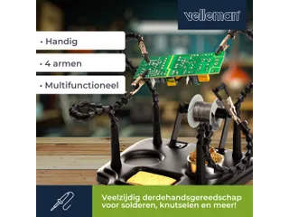 Derde Hand Met 4 Armen En Soldeertinhouder - 3