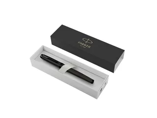 Vulpen Parker IM Monochrome GB Matt Black Medium Blauwe inkt - 4