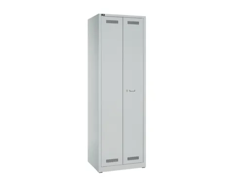 schoonmaakkast,HxBxD 1850x600x500mm,4vakken/kledingstang/haken