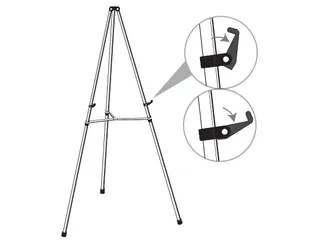 Telescopische Draagbare Ezel Grijs - 3