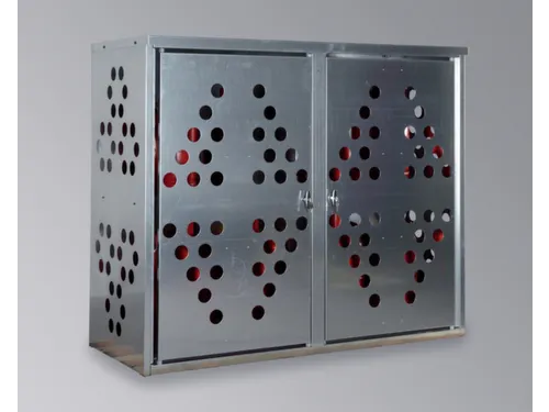 Gasflessenkast 1435x1710x720mm Voor 20 Gasflessen (11kg) Plaatstaal