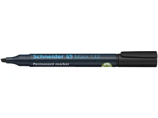 Permanent marker Schneider Maxx 133 schuin 1-4mm zwart - 5