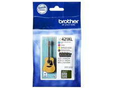 Inktcartridge Brother LC-421XLVAL zwart + 3 kleuren