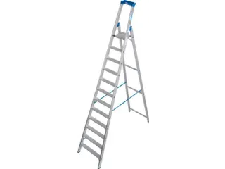 industriële ladder,eenzijdig,12treden m. R13-laag,treden met profiel - 1