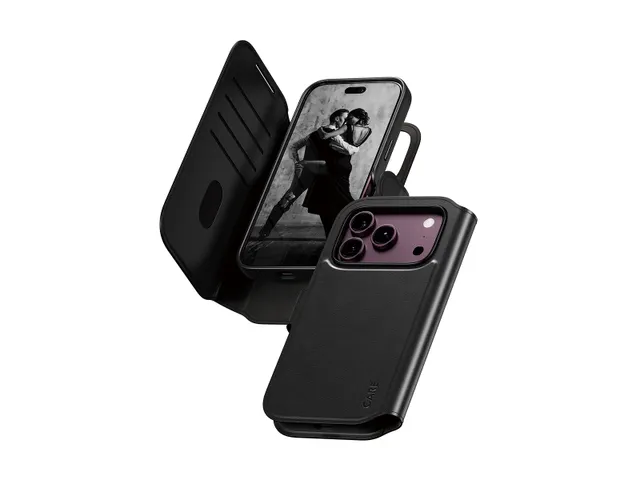PanzerGlass CARE by Tango 2-in-1 Wallet Case Black w. MagSafe iP