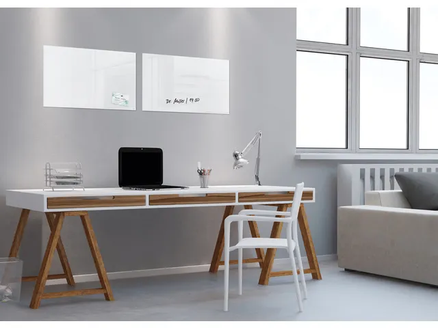 Glasmagneetbord Sigel Artverum 60x40x1.5cm Wit