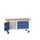 werkbank,HxBxD 830x1500x600mm,multiplexblad,uitrusting: 3laden,kast