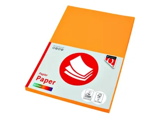 Kopieerpapier Quantore Colour A4 160gr diepgeel 50 vel - 1