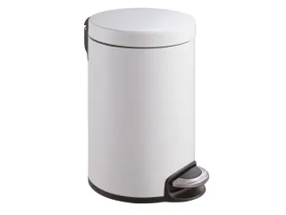 Serene pedaalemmer 20 liter met metalen Binnenemmer Wit - 1
