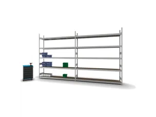 breedvakstelling,aanbouwveld,HxBxD 3000x2270x535mm,vakl. 350kg - 5