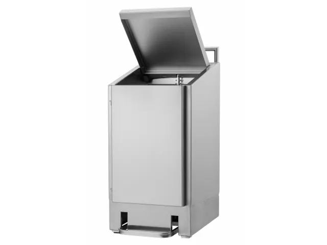 Afvalbak met Voetbediening 60 Liter RVS