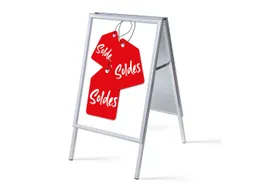 Stoepbord A1 complete set met print "Soldes"