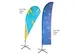 Beach flag Budget Small Wind of Drop excl. voet 17mm Rotator