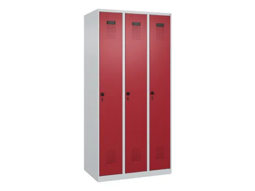 locker voor scheiding van kleding,HxBxD 1850x900x500mm,3vak