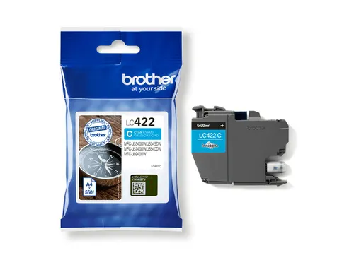Inktcartridge Brother LC-422C blauw